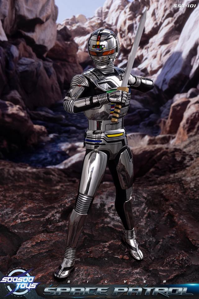 Pre-Order Soosootoys SST101 - Silver Space Patrol 1/6 Scale Collectible Figure