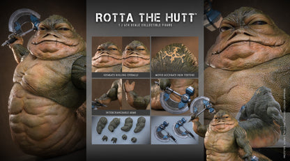 Pre-Order Hot Toys MMS885 Star Wars: The Mandalorian & Grogu - 1/6th scale Rotta The Hutt Collectible Figure