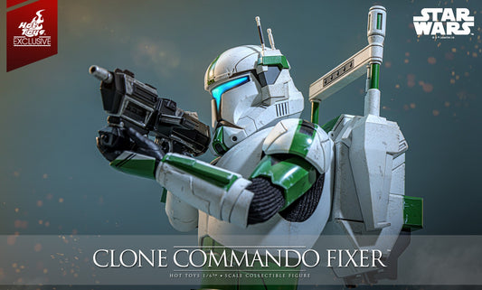 Pre-Order Hot Toys TMS189 Star Wars: The Clone Wars - 1/6th scale Clone Commando Fixer Collectible Figure