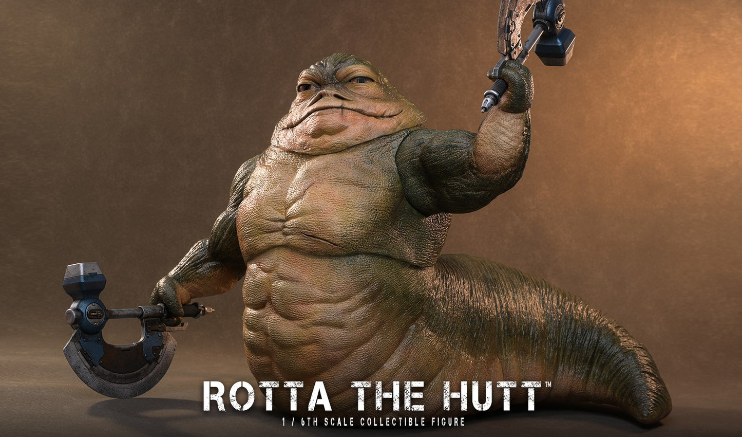 Pre-Order Hot Toys MMS885 Star Wars: The Mandalorian & Grogu - 1/6th scale Rotta The Hutt Collectible Figure