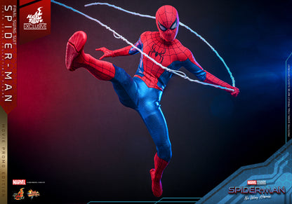 Hot Toys MMS862 Spider-Man: No Way Home - 1/6th scale Spider-Man (Final Swing Suit) Collectible Figure (Movie Promo Edition) [Hot Toys Exclusive]