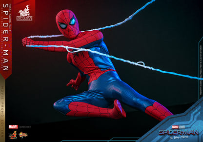 Hot Toys MMS862 Spider-Man: No Way Home - 1/6th scale Spider-Man (Final Swing Suit) Collectible Figure (Movie Promo Edition) [Hot Toys Exclusive]