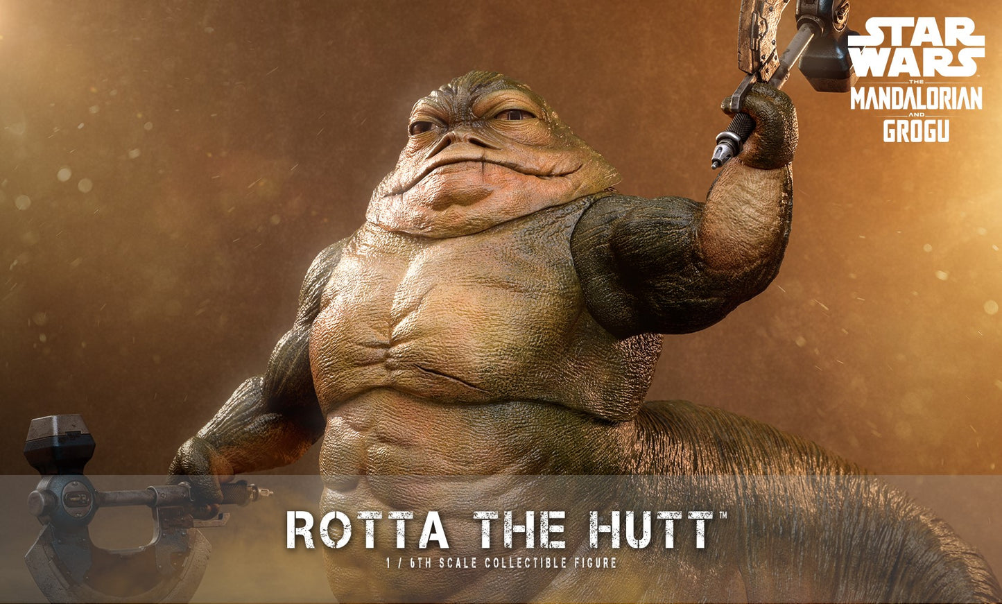 Pre-Order Hot Toys MMS885 Star Wars: The Mandalorian & Grogu - 1/6th scale Rotta The Hutt Collectible Figure