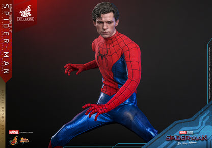Hot Toys MMS862 Spider-Man: No Way Home - 1/6th scale Spider-Man (Final Swing Suit) Collectible Figure (Movie Promo Edition) [Hot Toys Exclusive]