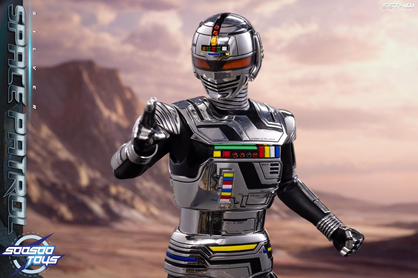 Pre-Order Soosootoys SST101 - Silver Space Patrol 1/6 Scale Collectible Figure