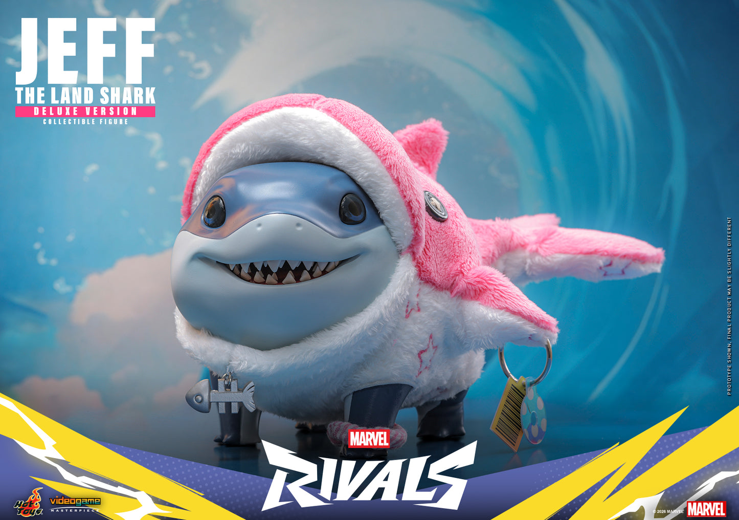 Pre-Order Hot Toys VGM87 Marvel Rivals - Jeff the Land Shark Collectible Figure (Deluxe Version)