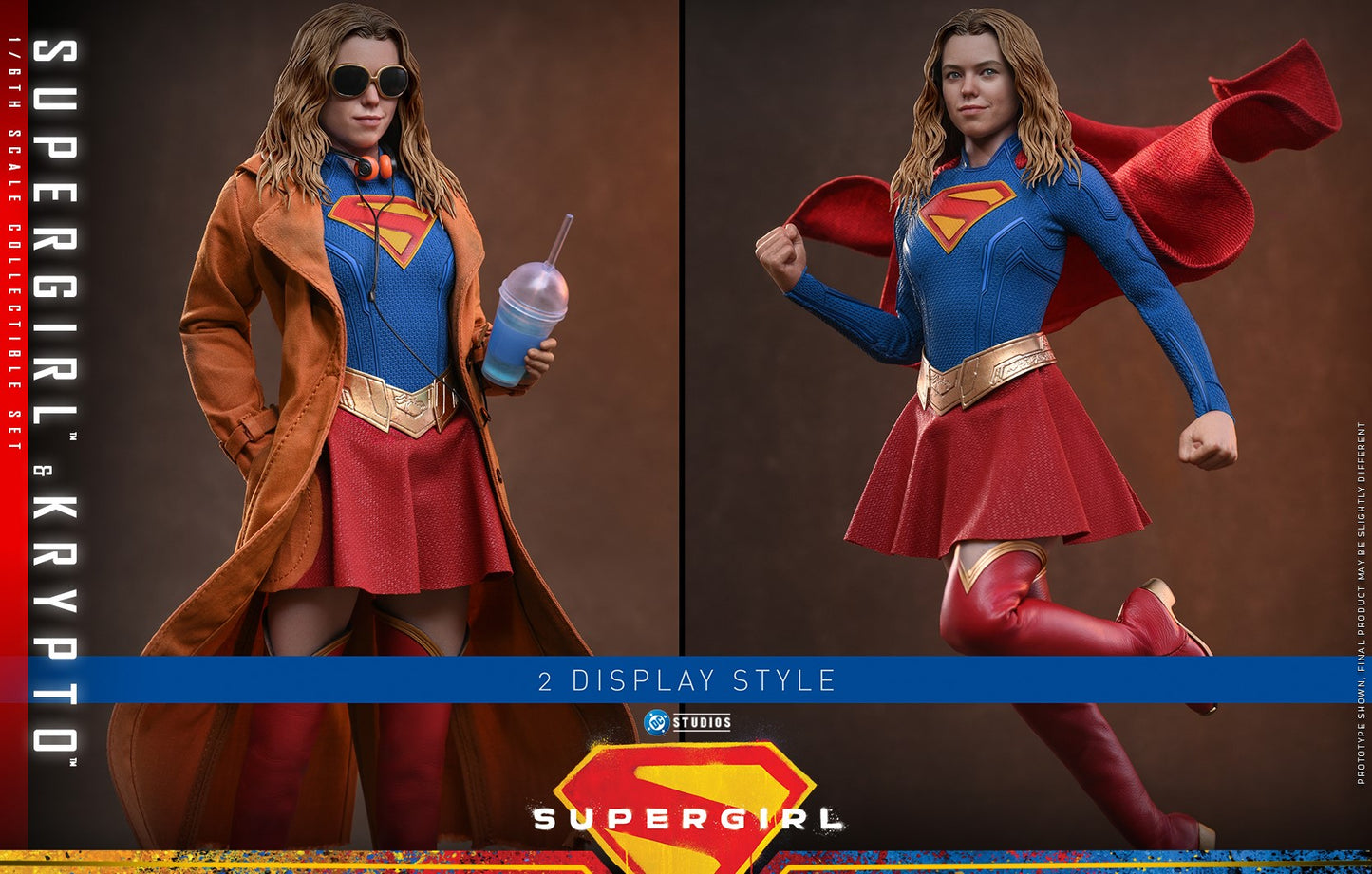 Pre-Order Hot Toys MMS869 Supergirl - 1/6th scale Supergirl & Krypto Collectible Set