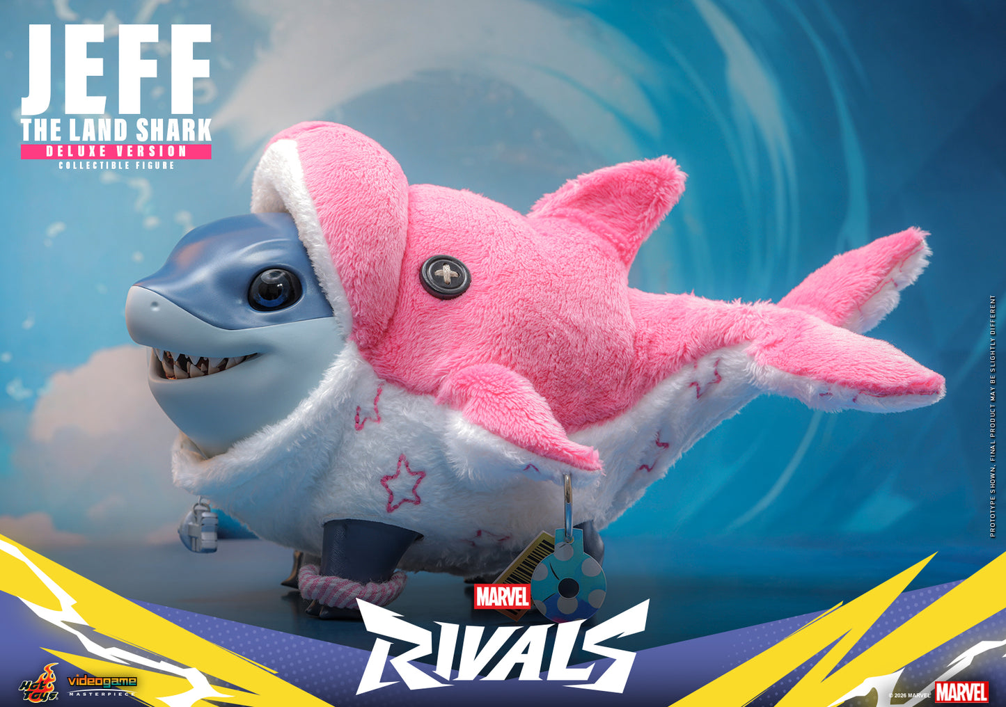 Pre-Order Hot Toys VGM87 Marvel Rivals - Jeff the Land Shark Collectible Figure (Deluxe Version)
