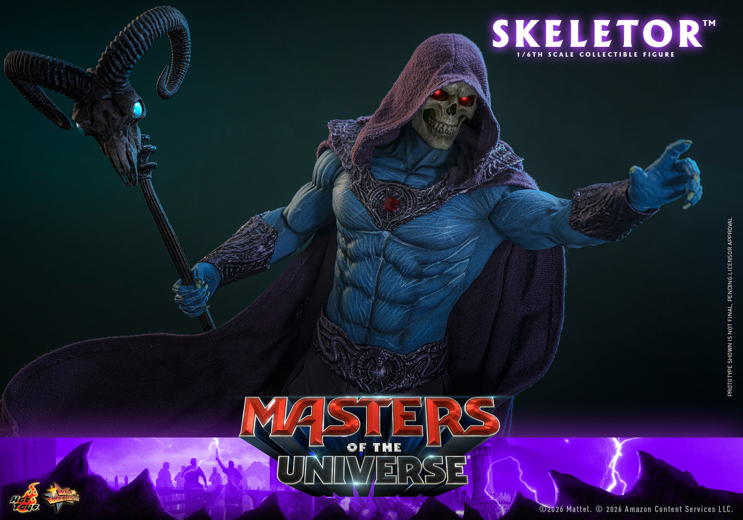 Pre-Order Hot Toys MMS889 Masters of the Universe - 1/6th scale Skeletor Collectible Figure
