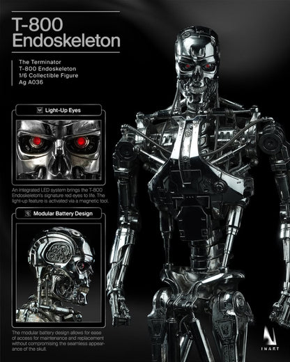 Pre-Order INART The Terminator - T-800 Endoskeleton 1/6 scale Collectible Figure