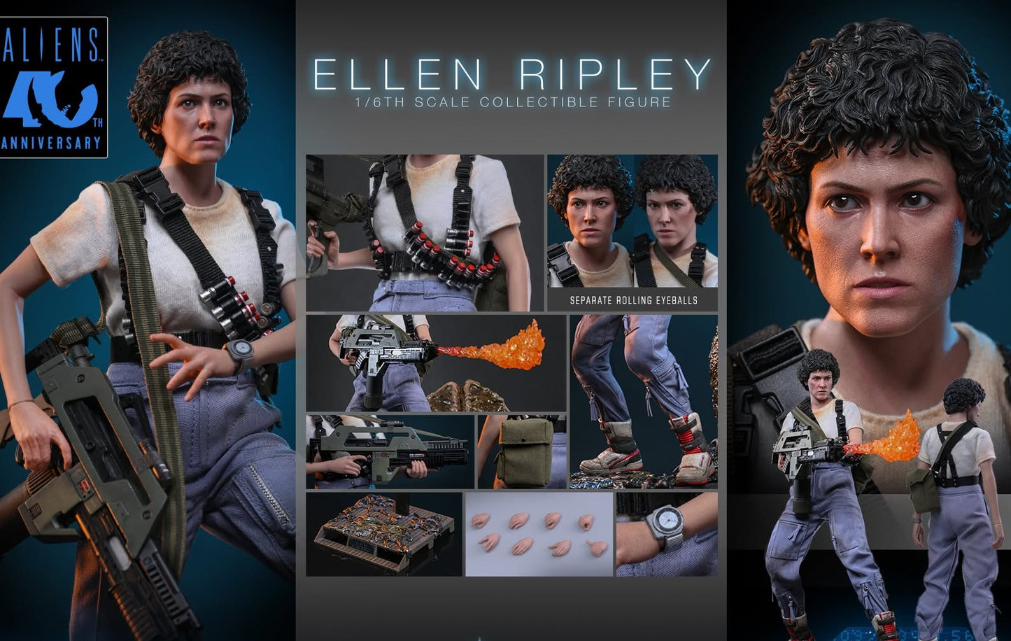 Pre-Order Hot Toys MMS894 Aliens - 1/6th scale Ellen Ripley Collectible Figure