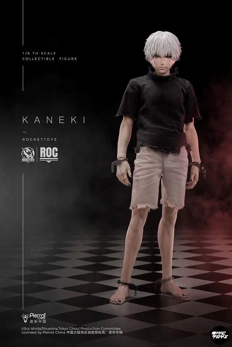 Pre-Order Rocket Toys ROC-024 Tokyo Ghoul - Kaneki 1/6 Scale Collectible Figure (Awakening Version)