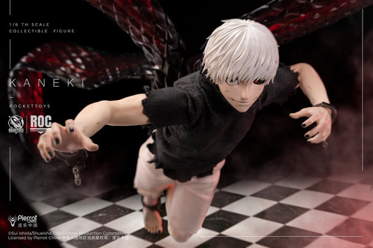 Pre-Order Rocket Toys ROC-024 Tokyo Ghoul - Kaneki 1/6 Scale Collectible Figure (Awakening Version)