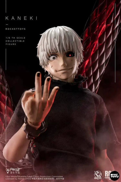 Pre-Order Rocket Toys ROC-024 Tokyo Ghoul - Kaneki 1/6 Scale Collectible Figure (Awakening Version)