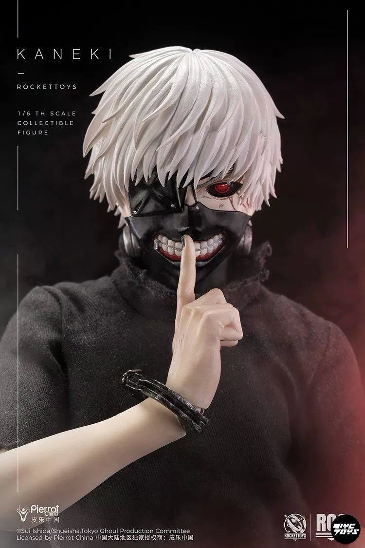 Pre-Order Rocket Toys ROC-024 Tokyo Ghoul - Kaneki 1/6 Scale Collectible Figure (Awakening Version)