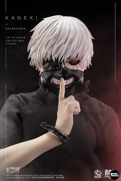 Pre-Order Rocket Toys ROC-024 Tokyo Ghoul - Kaneki 1/6 Scale Collectible Figure (Awakening Version)