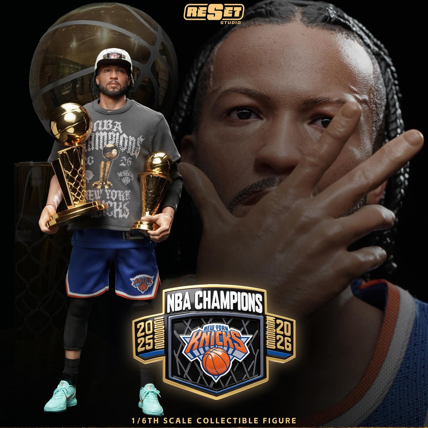 Pre-Order ResetStudio New York Knicks - 1/6 Scale Jalen Brunson Collectible Figure