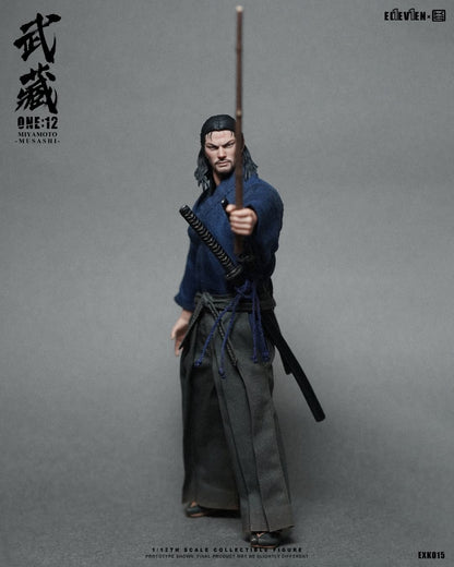 Pre-Order Eleven × Kai Studio EXK015 1/12 Scale MIYAMOTO MUSASHI Action Figure Set