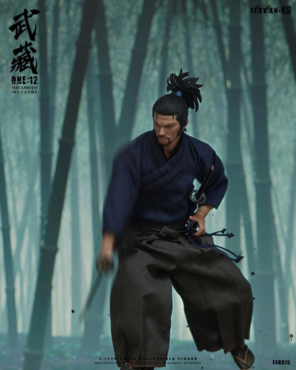 Pre-Order Eleven × Kai Studio EXK015 1/12 Scale MIYAMOTO MUSASHI Action Figure Set