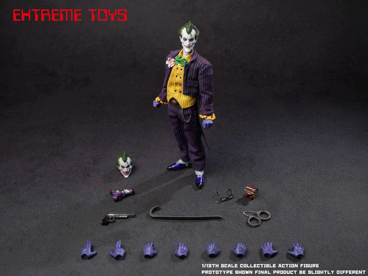 Pre-Order Extreme Toys EX003V2 Batman: Arkham Knight - Joker 1/12 Scale Action Figure