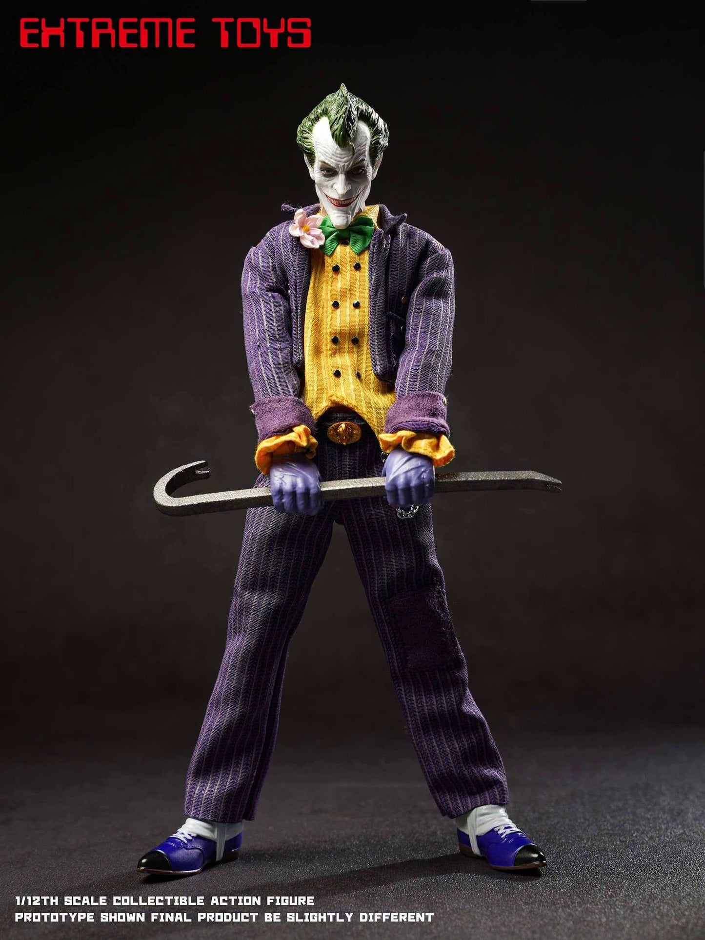 Pre-Order Extreme Toys EX003V2 Batman: Arkham Knight - Joker 1/12 Scale Action Figure