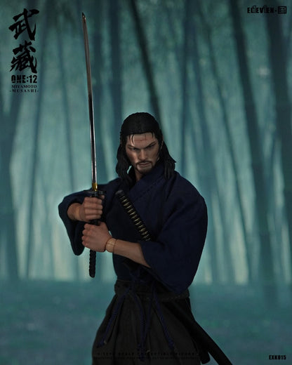 Pre-Order Eleven × Kai Studio EXK015 1/12 Scale MIYAMOTO MUSASHI Action Figure Set