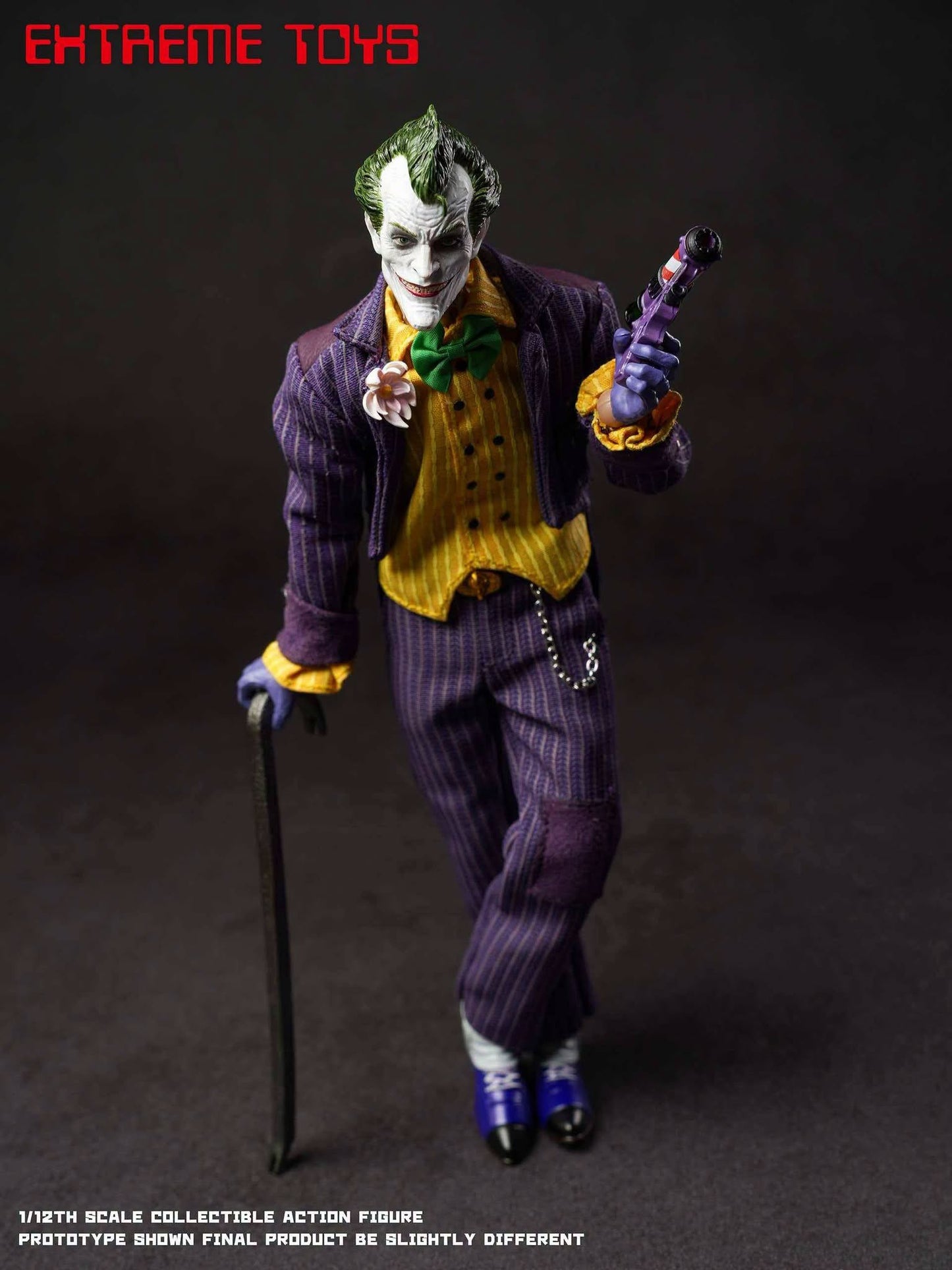 Pre-Order Extreme Toys EX003V2 Batman: Arkham Knight - Joker 1/12 Scale Action Figure