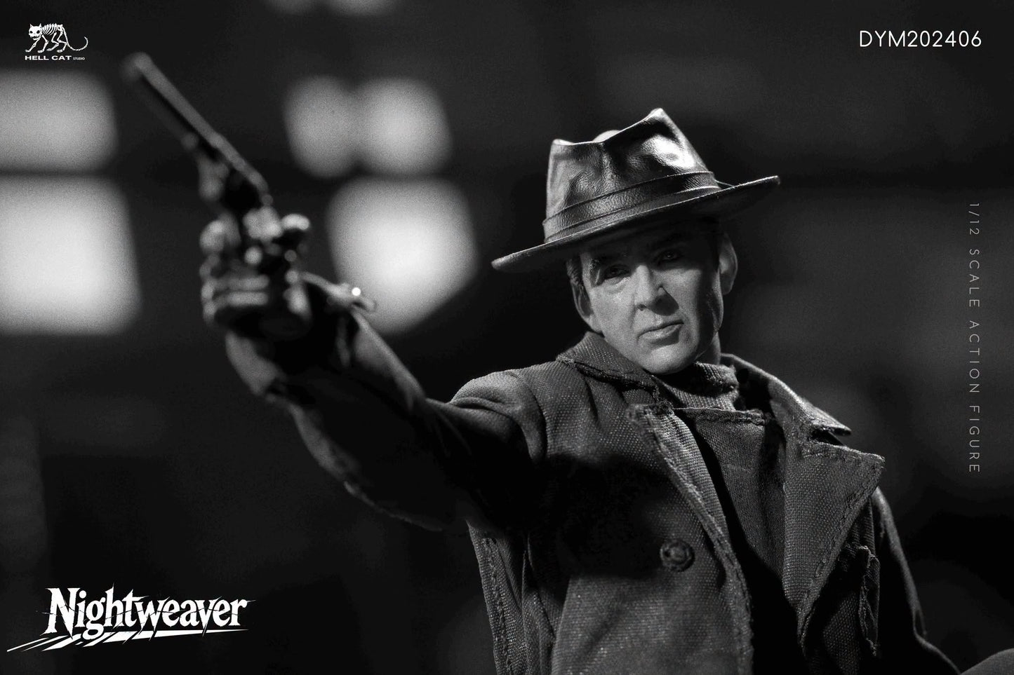 Hell Cat DYM202406B - 1/12 Scale Nightweaver Action Figure (Black & White Version)