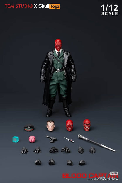 Pre-Order TEM Studio x Skull Toyz TEMS007G - 1/12 Scale Blood Captain Action Figure (Green Uniform Version)