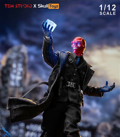 Pre-Order TEM Studio x Skull Toyz TEMS007B - 1/12 Scale Blood Captain Action Figure (Black Clothing Version)