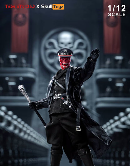 Pre-Order TEM Studio x Skull Toyz TEMS007B - 1/12 Scale Blood Captain Action Figure (Black Clothing Version)