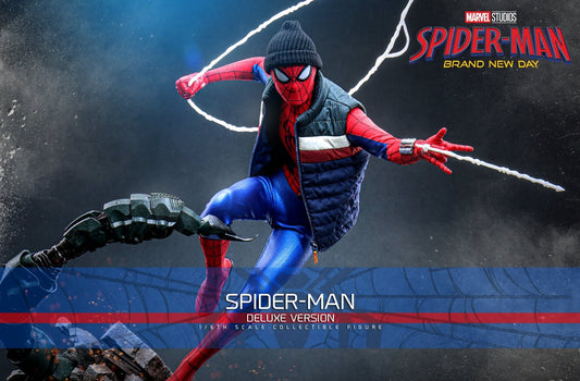 Pre-Order Hot Toys MMS893 Spider-Man: Brand New Day - 1/6th scale Spider-Man Collectible Figure (Deluxe Version)
