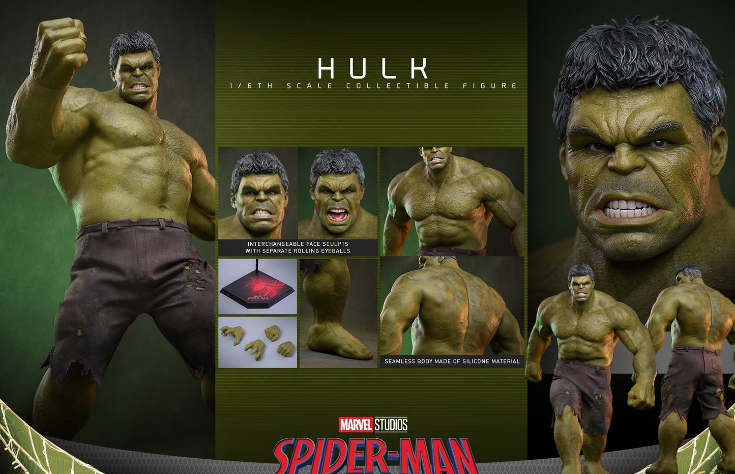 Pre-Order Hot Toys MMS905 Spider-Man: Brand New Day - 1/6th scale Hulk Collectible Figure