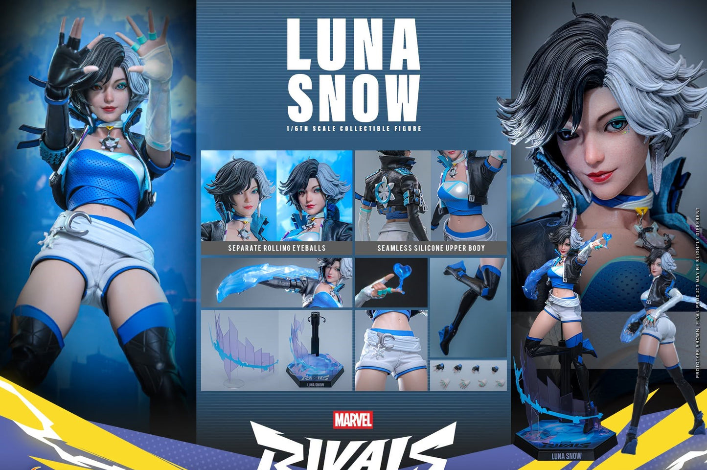 Pre-Order Hot Toys VGM88B Marvel Rivals - 1/6th scale Luna Snow Collectible Figure (Special Edition)