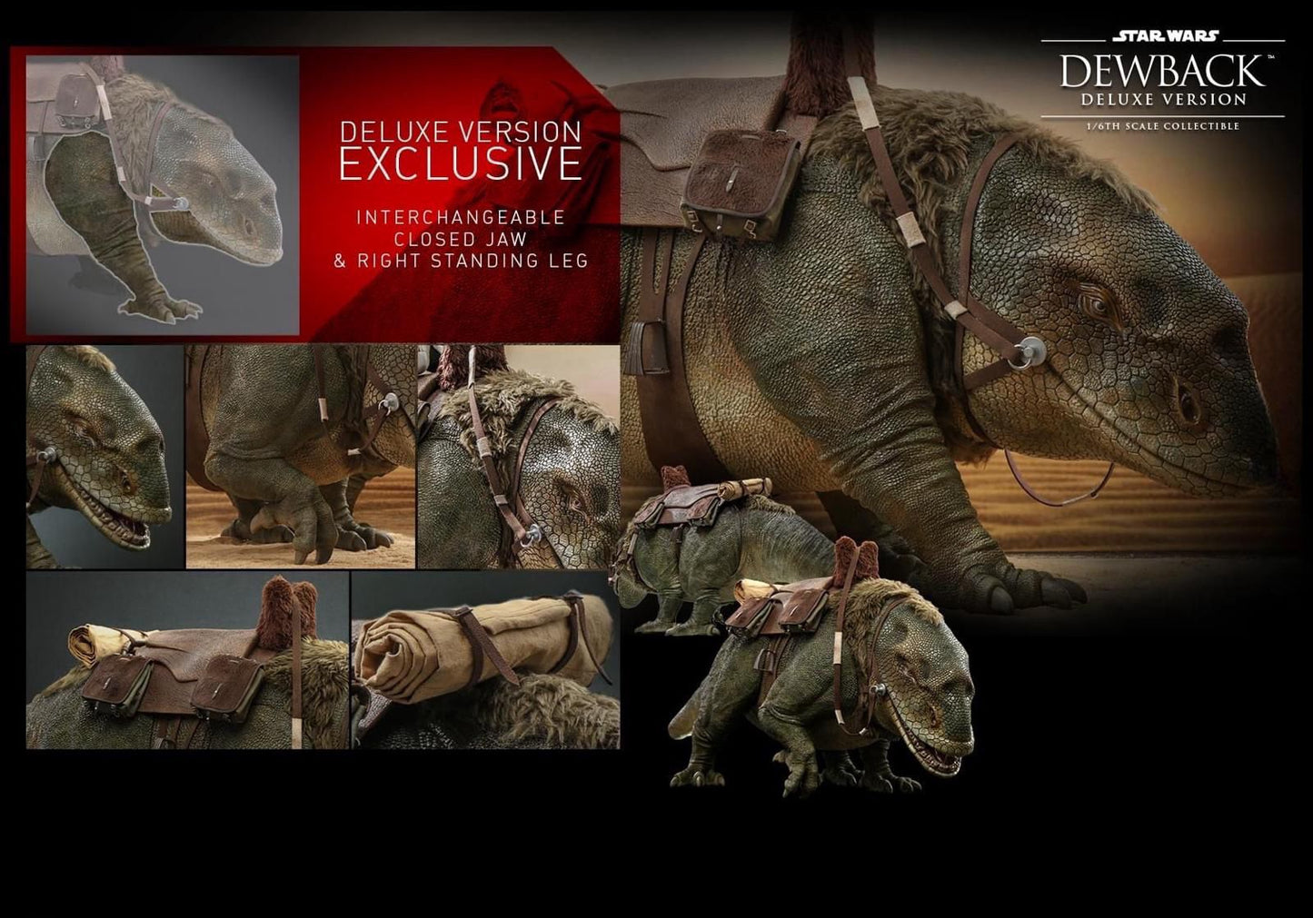 Pre-Order Hot Toys MMS720 Star Wars Episode IV : A New Hope - 1/6th scale Dewback Collectible (Deluxe Version)