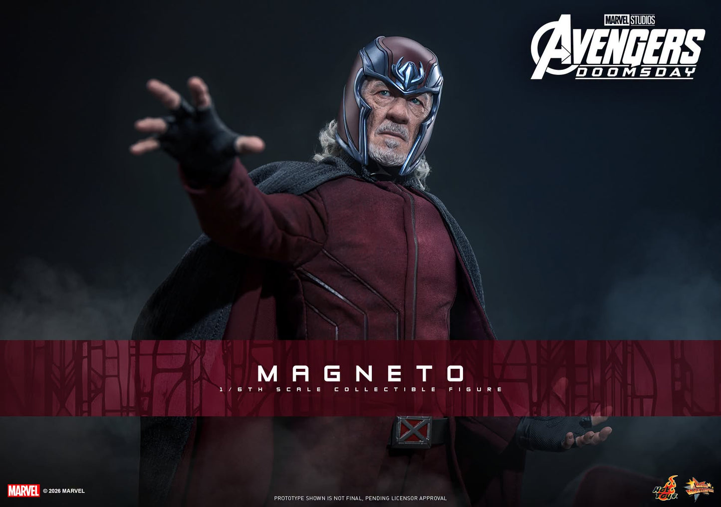 Pre-Order Hot Toys Avengers: Doomsday - 1/6th scale Magneto Collectible Figure (Special Edition)