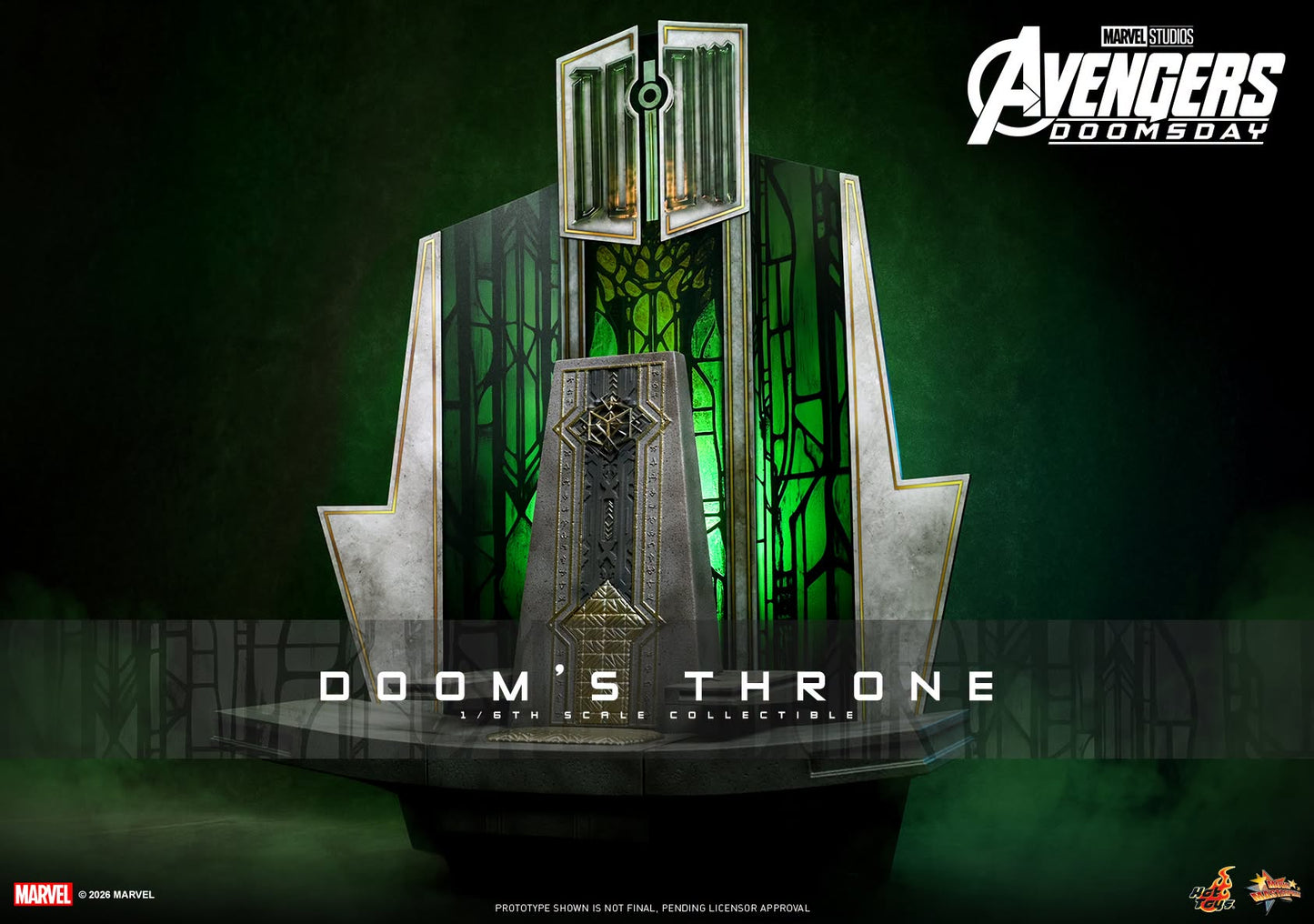 Pre-Order Hot Toys ACS016 - 1/6th scale Doom’s Throne Collectible
