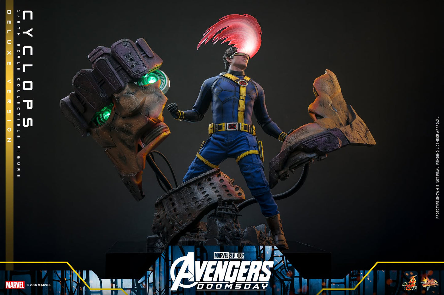 Pre-Order Hot Toys Avengers: Doomsday - 1/6th scale Cyclops Collectible Figure (Deluxe Version) (Special Edition)