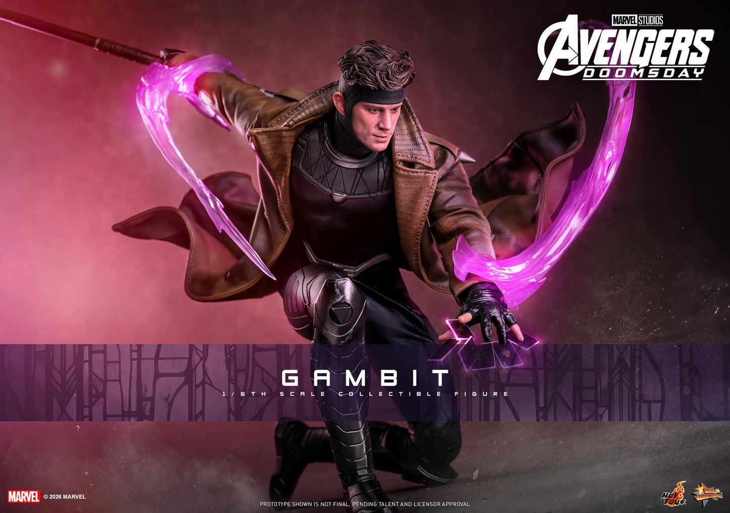 Pre-Order Hot Toys Avengers: Doomsday - 1/6th scale Gambit Collectible Figure (Special Edition)