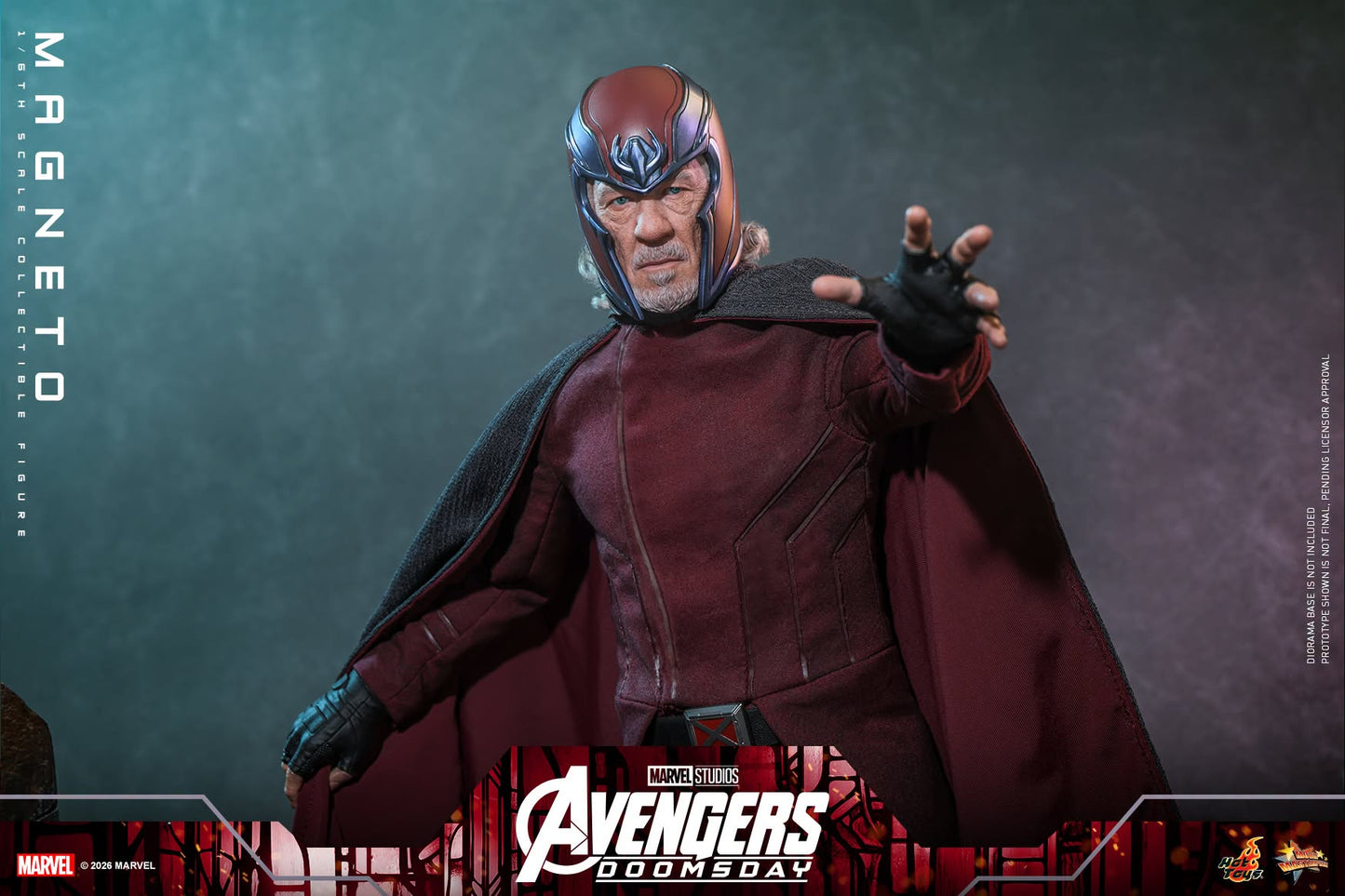 Pre-Order Hot Toys Avengers: Doomsday - 1/6th scale Magneto Collectible Figure (Special Edition)