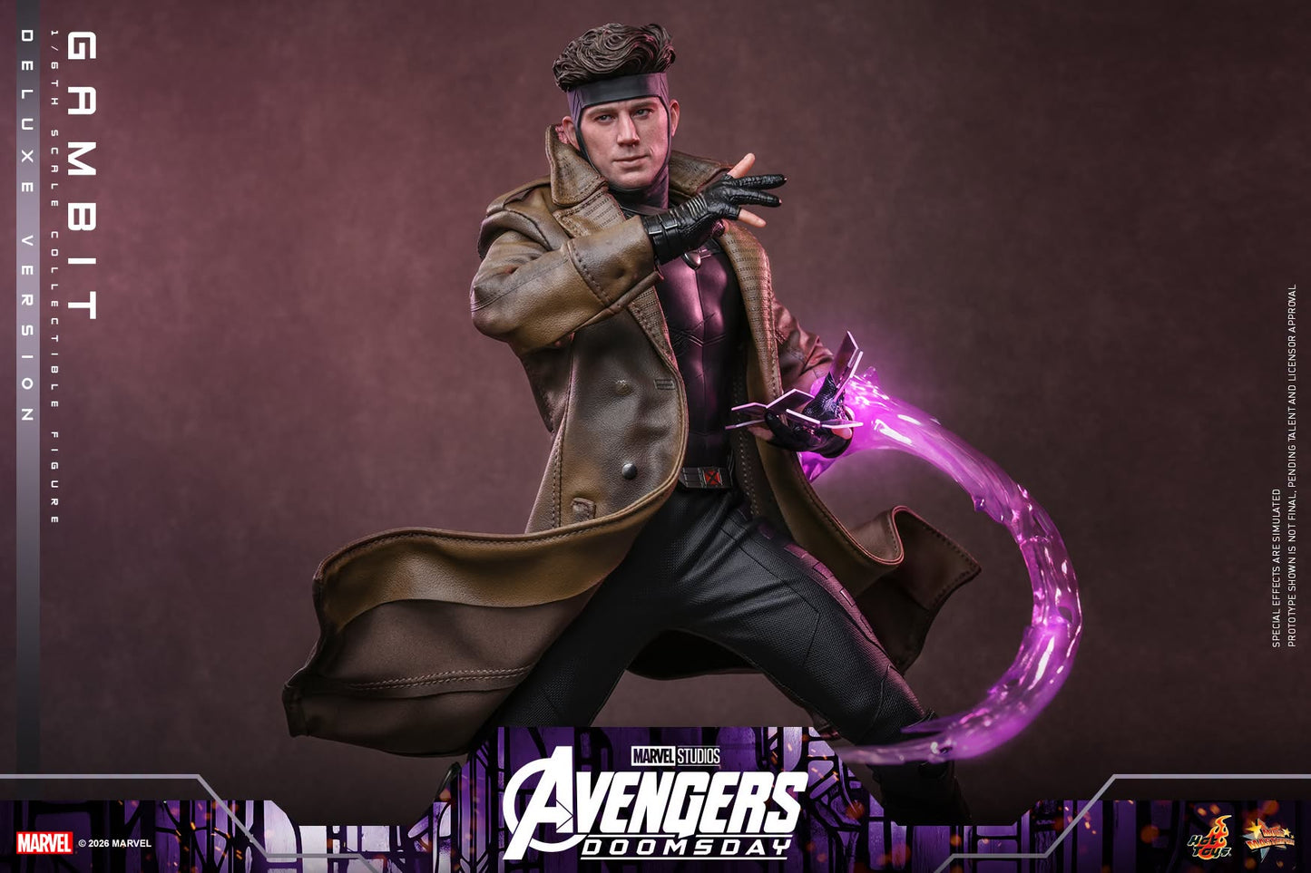 Pre-Order Hot Toys Avengers: Doomsday - 1/6th scale Gambit (Deluxe Version) Collectible Figure (Special Edition)