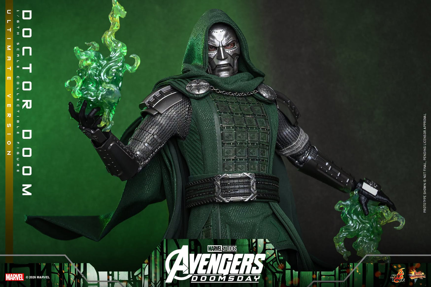 Pre-Order Hot Toys Avengers: Doomsday - 1/6th scale Doctor Doom (Ultimate Version) Collectible Figure (Special Edition)