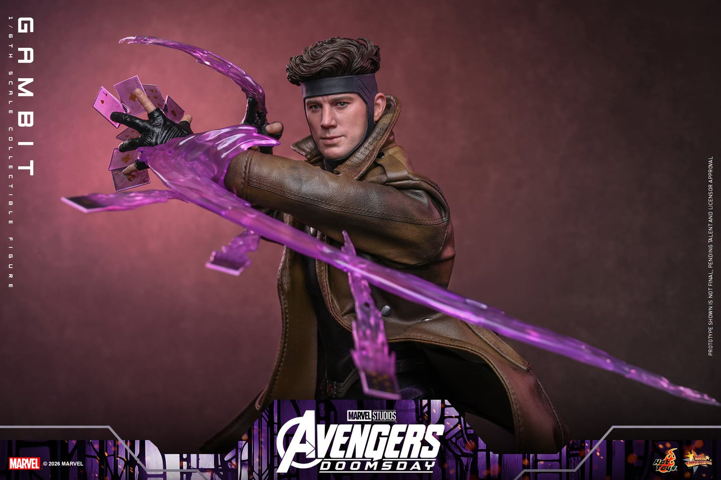 Pre-Order Hot Toys Avengers: Doomsday - 1/6th scale Gambit Collectible Figure (Special Edition)