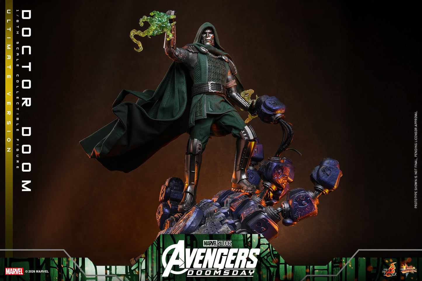 Pre-Order Hot Toys Avengers: Doomsday - 1/6th scale Doctor Doom (Ultimate Version) Collectible Figure (Special Edition)