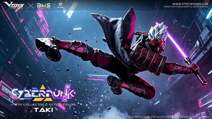 Pre-Order VTOYS X BMS X CF VSD012 - 1/12 [Cyberpunk] Samurai: Crimson Dawn Action Figure Wonder Festival Exhibition Edition