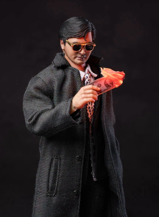 Pre-Order Mountain Studio - 1/12 Iron-Blooded Heroes: Brother Ma (Chow Yun Fat Gor) Action Figure (Black Overcoat Version)
