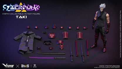 Pre-Order VTOYS X BMS X CF VSD012 - 1/12 [Cyberpunk] Samurai: Crimson Dawn Action Figure Wonder Festival Exhibition Edition