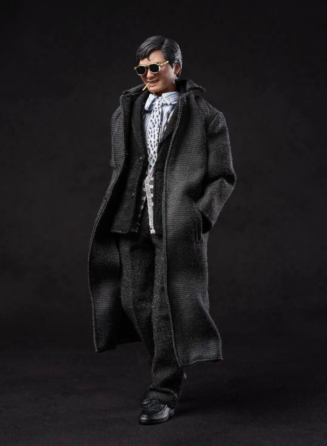 Pre-Order Mountain Studio - 1/12 Iron-Blooded Heroes: Brother Ma (Chow Yun Fat Gor) Action Figure (Black Overcoat Version)