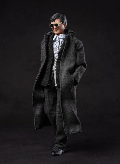 Pre-Order Mountain Studio - 1/12 Iron-Blooded Heroes: Brother Ma (Chow Yun Fat Gor) Action Figure (Black Overcoat Version)