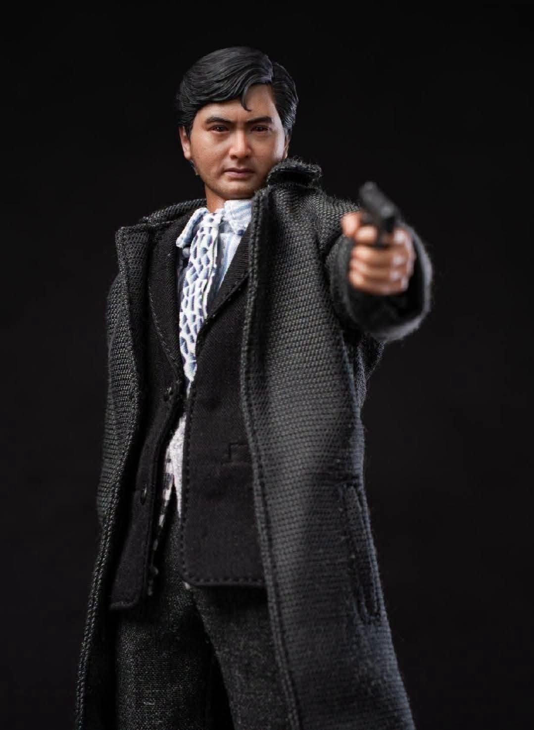 Pre-Order Mountain Studio - 1/12 Iron-Blooded Heroes: Brother Ma (Chow Yun Fat Gor) Action Figure (Black Overcoat Version)